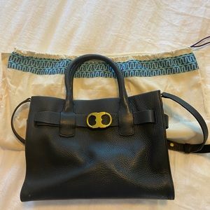 Tory Burch Black Leather Purse